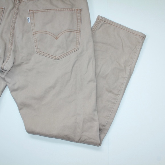 Levi’s 508 Mens Pants/Jeans Tan/Brown Size 36” Waist 30” Length - Picture 11 of 12